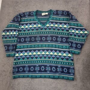 Vintage 90s STEFANO INTERNATIONAL knit sweater OSFA 3/4 SLEEVE